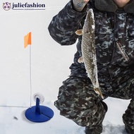 JULIEFASHION Portable Ice Fishing Flags Automatic Floating Water Fishing Platforms Ice Pits Danger W