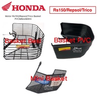 HONDA BASKET FOR RS150/RS150 REPSOL/TRICO/BAKUL MOTOR/BAKUL BESI/PVC/MOTOR RAGA WITH HIGH QUALITY