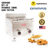 [MY KITCHEN] Orimas HY-72 Gas Deep Fryer 5.5lit Double Tank Capacity Commercial Use Table Top