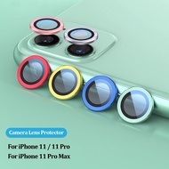 【cw】 Camera Lens Protector For iPhone 11 Pro Max Metal Glass Camera Protector For iPhone 11 iPhone 11 Pro Protective Ring Cover * hot