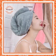 BALQIS 003 MAGIC TOWEL HAIR TOWEL HEAD TOWEL SHAMPOO TURBAN PREMIUM THICK IMPORTED COOL