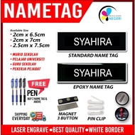 NAME TAG PIN / NAME TAG MAGNET / NAME TAG PENJAWAT AWAM / PELAJAR SEKOLAH & UNIVERSITI