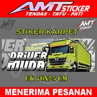 On DECAL STICKER+Carpet Size 70X25 CM - Car Carpet STICKER/PICK UP/TRUK - Can CUSTOM/REQUEST