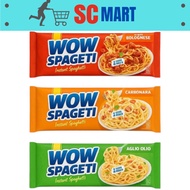 [SC] Wow Spaghetti Instant  80gm (Carbonara / Bolognese/ Aglio)