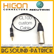 SENNHEISER CL100 Custom Cable CAMERA to Mixer / CL-100 / CL 100