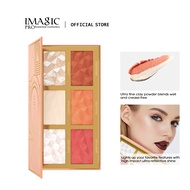 IMAGIC จานแต่งหน้าอเนกประสงค์แป้งบลัชออนไฮไลท์3 In 1แต่งหน้ามี6สี