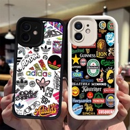 N30 Fashion Silicone Black White Casing for iPhone 6 6s 11 Pro Max Plus Case