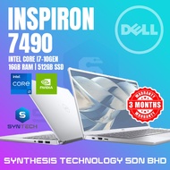 DELL INSPIRON 7490 I7-10 GEN NVIDIA MX250 16GB RAM + 512GB SSD REFURBISHED LAPTOP REFURNISH NOTEBOOK