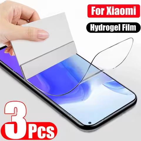 3PCS Hydrogel Film For Xiaomi Mi 2 3 Mi 9 8 A3 A2 Lite 6 6X Mix 2 2S 3 9 8 SE 9T Pro Max Protective 