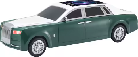 EONKO WS-610 Rolls-Royce Car Shaped Wireless Bluetooth Speaker with TF USB FM AUX TWS Type C LED Scr