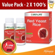 Bio-Life Red Yeast Rice (100 Capsules / 2 x 100 Capsules)