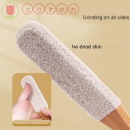 SOREN Foot Sander, Silicon Carbide Non Slip Foot Rasp,  360° Bamboo Foot Scrubber For Feet