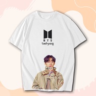 TAEHYUNG V Oversize T-Shirt | Oversized T-shirt for men and women KPOP BTS Cotton Combed 24s