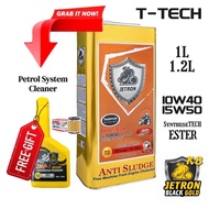 JETRON T-TECH & T601-XTRA 10W-40/15W-50 FULLY SYNTHETIC ESTER 4T ENGINE OIL / MINYAK HITAM MOTOR SL 