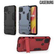 Realme C15 CASEBURG Hybrid S 座枱支架 雙物料四邊全包防撞 手機殼 手機套 4326A