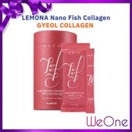 [LEMONA GYEOL] Nano Fish Collagen Powder Lemon Flavor 500mg + Vitamin C 2g x 60 Cp 2Months Supply