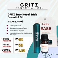 【 READY STOCK 】GRITZ EASE NASAL STICK Quit Smoking Aid Aromatherapy Inhaler
