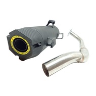 Ak 777 B1 All New Nmax Black Carbon Exhaust