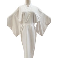 Japanese Traditional Kimono Juban Women White Yukata Kimono Bottom Lining With Belt Haori Intimate K
