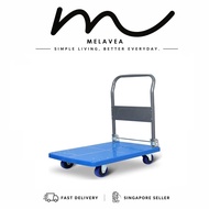 foldable trolley hand truck bearing platform car trolley ( handle trolley)