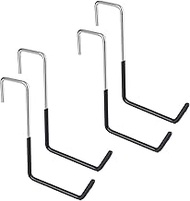 bssmmai Large Garage Hooks for Hanging (Pack of 4) - Heavy Load Hooks, Heavy Duty Metal Hooks Ladder