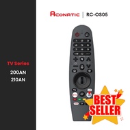 Aconatic รีโมททีวี รุ่น RC-OS05 ใช้สำหรับ Web OS Series 200/210 55US200AN 65US200AN 75US200AN 43US20
