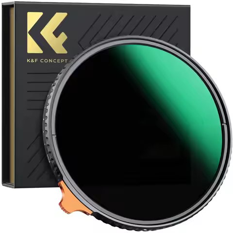 K&F Concept 67mm Variable ND Filter 58mm 82mm ND2 ND400 9 Stops Ultra Thin Adjustable Neutral Densit