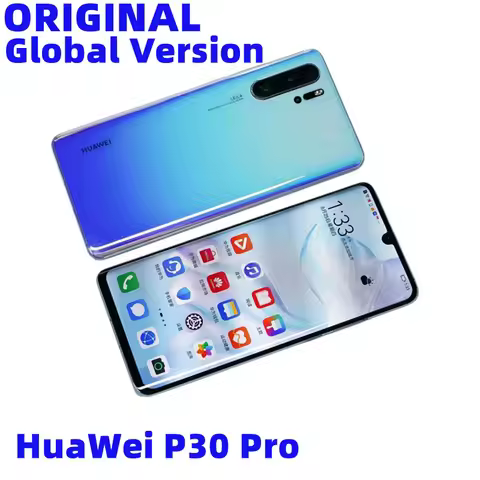 HuaWei P30 Pro Smartphone Global Version 40W Super Charger Kirin 980 NFC Wireless Charge 6.47" OLED