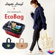 [Legato Largo] Eco-Friendly Large Tote Bag - LH-E1181 Collaboration with Aki Ishibashi - Ivory LH-E1