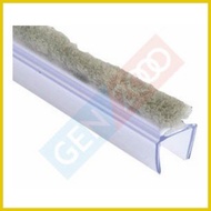 ◹ ✷ ▽ Mohair Clip Seal Mohair Glass Door Feather Mohair Glass Clip Feather Uk Length 2.2 M