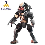 Ashi ALIEN VS PREDATORS Robot War Model Yautja Building Blocks Bricks Sets Construction high-tech Br