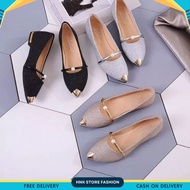 HNK Sandal Flatshoes GlitterWanita AG 01
