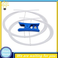 [Hmou] X4mm 2.5mm PTFE Tube 2PS for  Lab P1P/P1S/X1/X1C, 4M Tube with Tubing Cutter for PLA/PETG/ABS