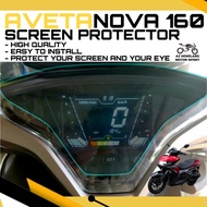 SCREEN PROTECTOR AVETA NOVA160 NOVA 160 SCREEN PROTECTOR METER DASH BOARD TINTED ACCESSORIES ACCESSO