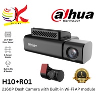 DAHUA H10 DASHCAM / H10 + R01 REAR CAM , 2160P ULTRA HIGH RESOLUTION, SUPPORT ADAS & G-SENSOR MODULE