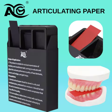 Dental Articulating Paper 300 Sheets/Box Dental Lab Strips Articulator Paper Products Teeth Whitenin