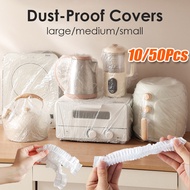 50/10pcs Large Thickened Dust Cover Multifunctional All-Purpose Disposable Food Cover For Kitchen Home Plastic Cover Appliances Oven Plastic Cover For Dust Protection Appliance Cover Furniture Plastic Cover For Dust Protection Disposable Dust Proof Cover