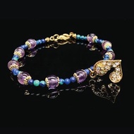 【亞特蘭提斯之戀/Love in Atlantis】紫水晶手鍊 | 天然石 客製