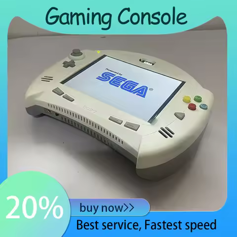 Original Dreamcast Gaming Console – 8″ IPS Screen Non-emulator DC Motherboard Supports DREAMSHELL Re