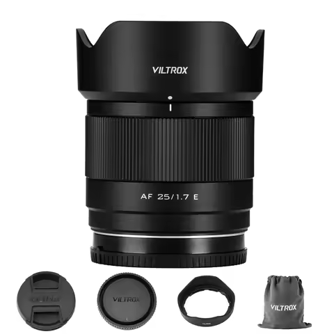 Viltrox AF 25MM F1.7 APS-C Lens for Sony ZVE10 A6400 A6500 Fujifilm X-T5 X-T30 Nikon ZFC Z50 for Por