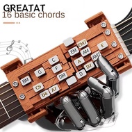 GREATAT Acoustic Guitar Chord Presser, Portable Guitar Learning Tools Guitar Teaching Presser, Creat