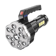 Lampu Senter 13 LED + COB Super Terang Waterproof High Quality - 913