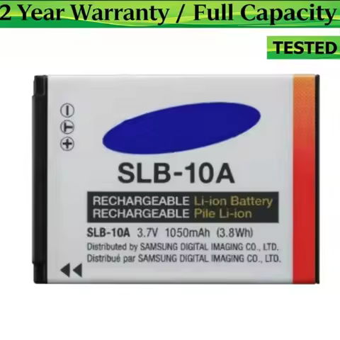 1050mAh SLB-10A SLB 10A SLB10A Camera Battery For SAMSUNG HMX-U10 HMX-U100 SL720 SL310W SL820 HZ15W 