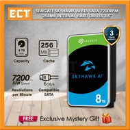 Seagate Skyhawk AI 8TB 10TB 12TB 16TB 20TB SATA 7200RPM 256MB Internal Hard Drives 3.5"