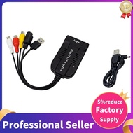 Video Capture Cable -Compatible  for  to Digital Converter HD//S-Video to USB Audio Video Record Cap