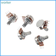 Wor* Guitar Bass Amplifier Repair 220K Linear Potentiometer 3 Pin Terminal Component