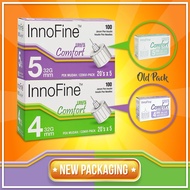 INNOFINE NEEDLE JARUM INSULIN 4MM / 5MM - 20BIJI