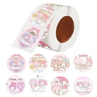500/Roll Melody Decorative Children Stickers Self-Adhesive Children Rewards Confession Toy Stickers 