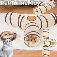 Cat Tunnel Foldable Kitten Puppy Rabbit Ferret Play Toys Rainbow Interactive Pet Toys Outdoor Toy