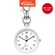 Student Exam Dedicated Quartz Pocket Watch Clear Digital Mini Versatile Keychain Hanging Watch Nurse